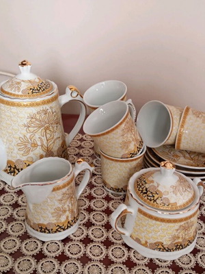 Vintage ceramic coffee set new
