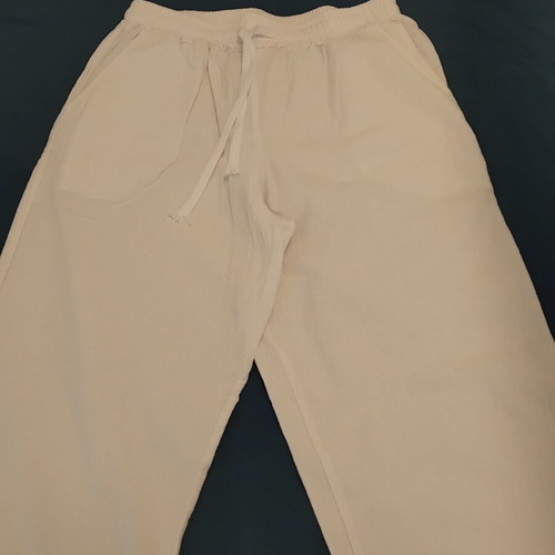 Men's linen set new, white, size L by Abrand Jeans