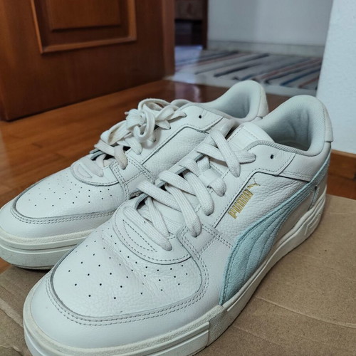 Puma sneakers size 46, white with grey detail