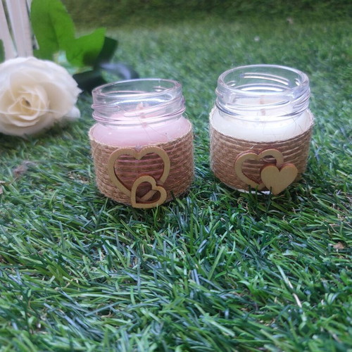 Aromatic candles new, romantic handmade, ideal for favors