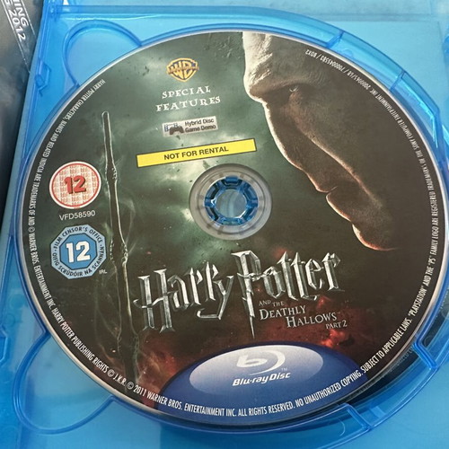 Harry Potter Blu-ray set of 5 discs with English subtitles like new