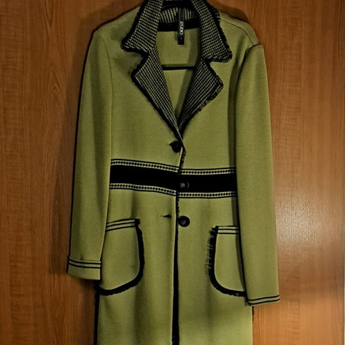 Pianura Studio knitted coat like new, light green-lime color