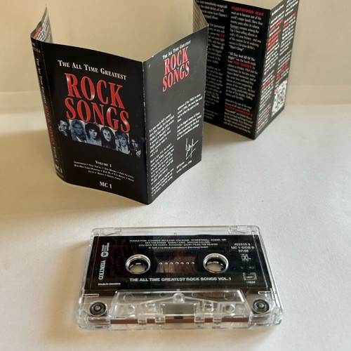 Columbia The All Time Greatest Rock Songs Vol.1 Κασέτες 2 Μεταχειρισμένες