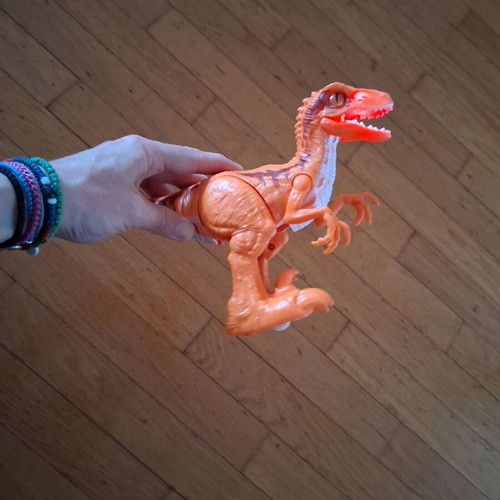 Zuru Robo Alive Raptor dinosaur figure used, functional, 27 cm