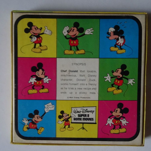 Disney Super 8mm silent cartoon films pack of 2 like new