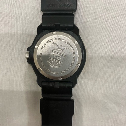 Tag Heuer F1 used watch in yellow and black with minor strap defect