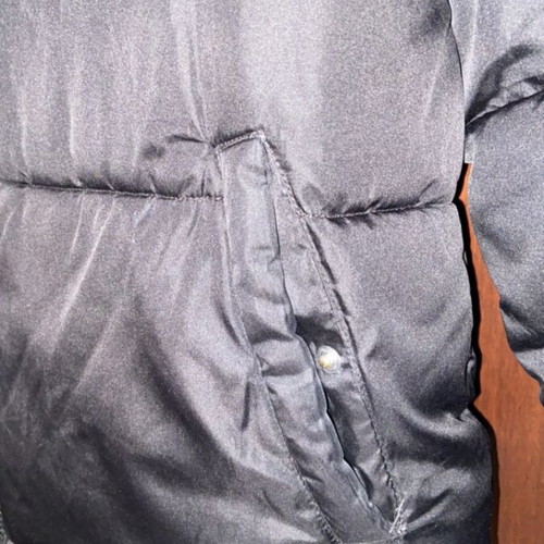 Terra Nova puffer jacket, size L, black