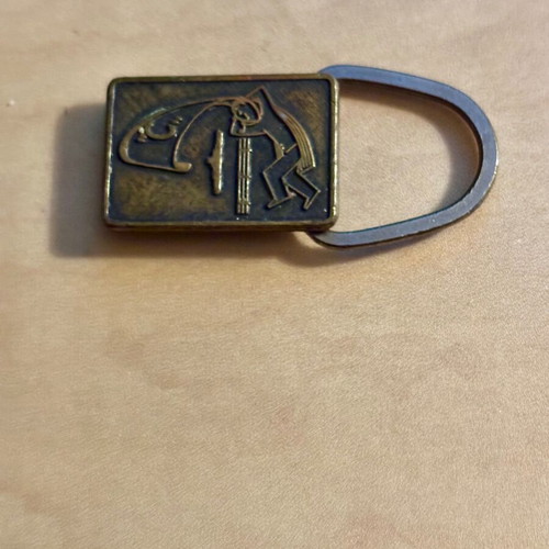 Metal collectible keychain used, rare