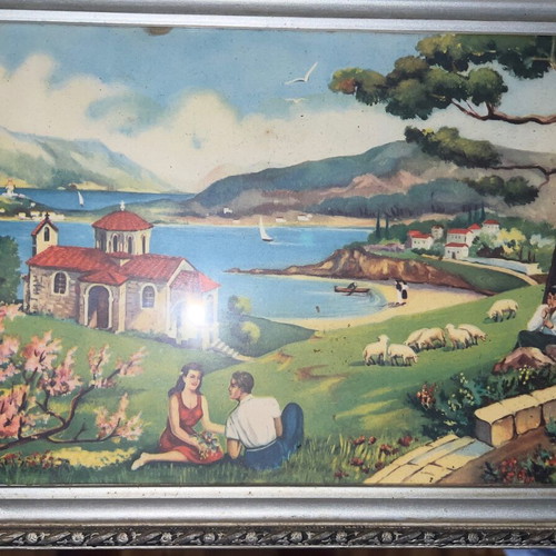 Antique frame set of two, like new, 29x22cm, 1950s