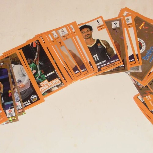 Panini Euroleague 2024-25 sticker pack with 91 different stickers new