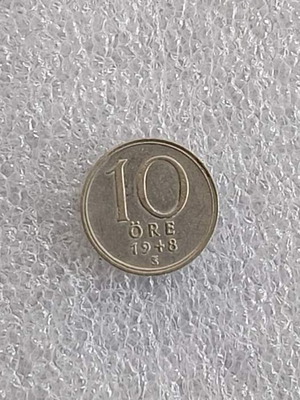 Sweden 1948 10 Öre silver coin