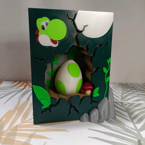 Yoshi RGB Lamp like new, retro gaming decoration