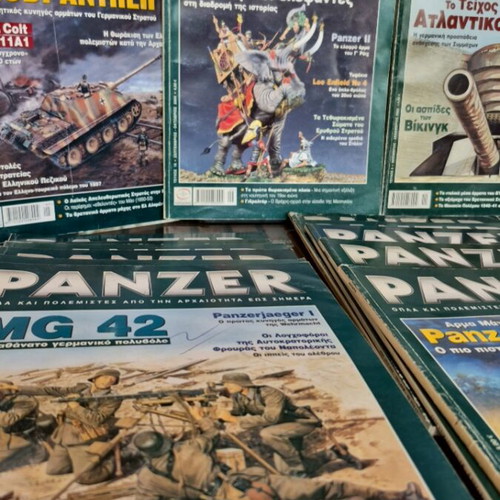 Panzer magazines like new, set of 22 modeling issues