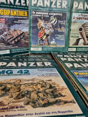 Panzer magazines like new, set of 22 modeling issues