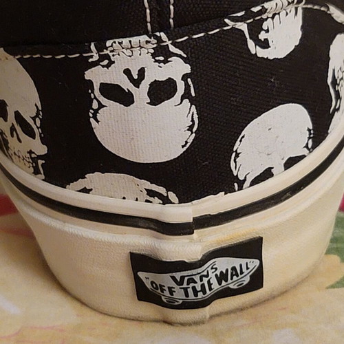 Vans men's shoes with skulls size 46