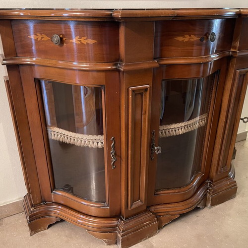 Classic Baroque Sideboard Console with Marquetry used