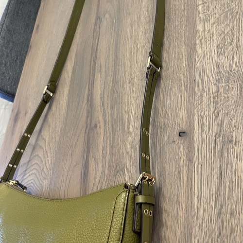 Michael Kors Camden Small Messenger Bag new, pistachio leather crossbody