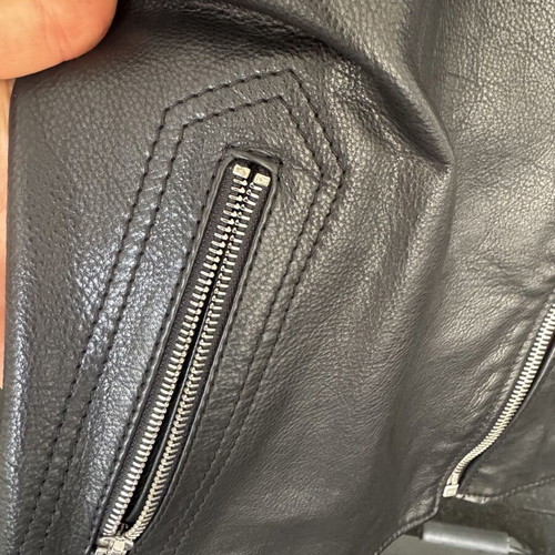 Massimo Dutti Genuine Leather Jacket black medium, like new