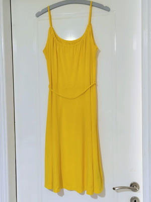 Esmara summer everyday dress, yellow, size L