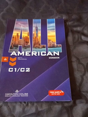 English book like new, All American workbook C1/C2