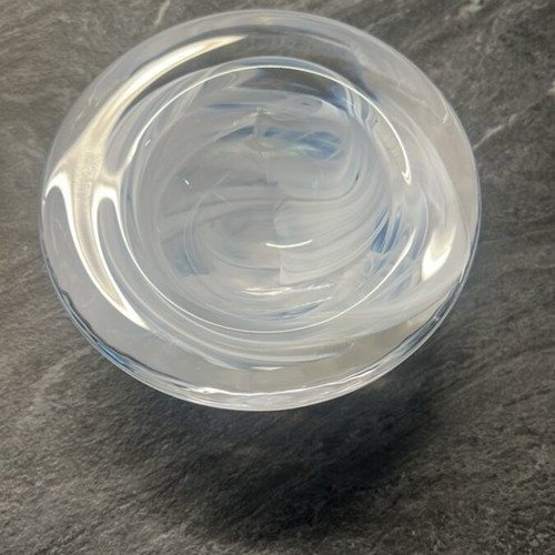 Kosta Boda handmade vase like new, Swedish glass