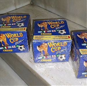 χαρτάκια panini world cup story 3 πακέτα
