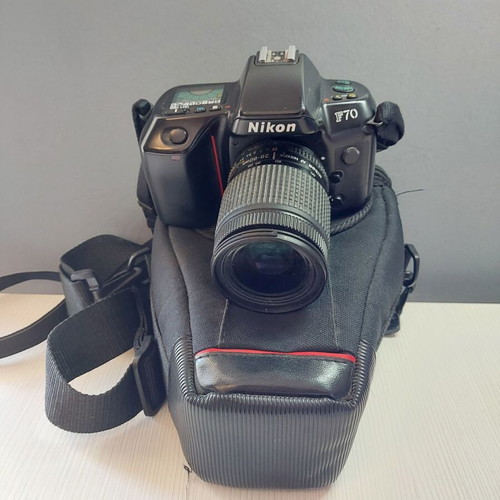 Nikon F70 used with 28-80 lens and case