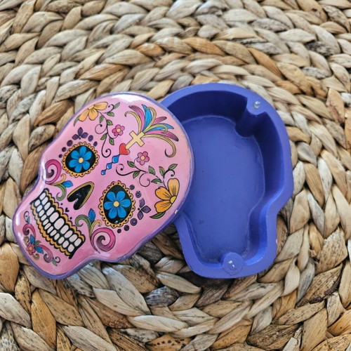 Box Case Mexican Day of the Dead like new