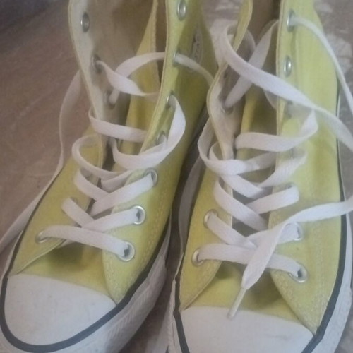 Converse All Star boot yellow like new, size 39.5