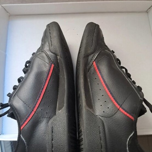 Adidas Continental 80 leather sneakers, size 38 2/3, black