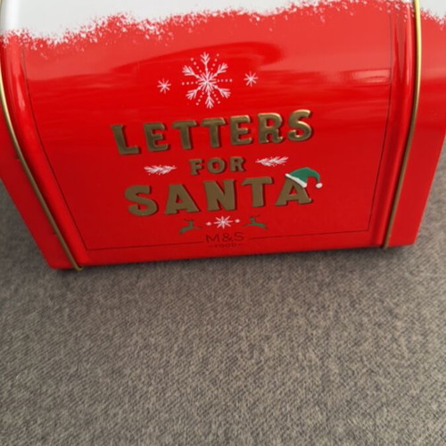 Metal Christmas box new