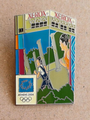 Athens 2004 Olympic Games Xerox sponsor pin like new