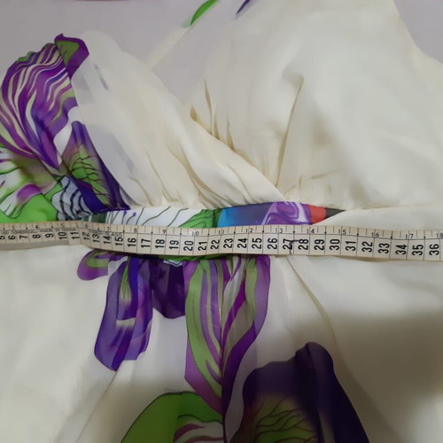 Evening dress like new, chiffon, size 38