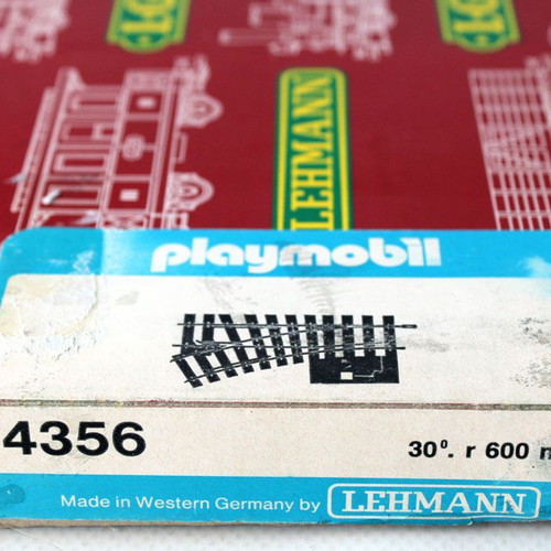 Playmobil 4356 LGB G Lehmann 30 Degree Manual Left Hand Switch Track new