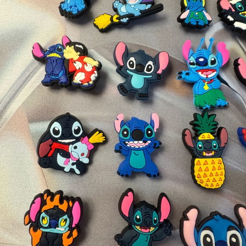 Stitch charms for crocs, pack of 20, like new, multicolor