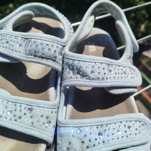 Zara sandals used, size 36, blue
