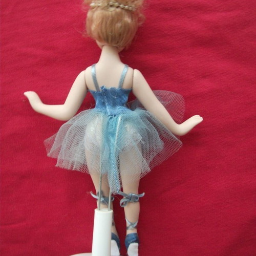 Vintage porcelain ballerina doll like new