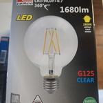 Διακοσμητική λάμπα LED Filament G125 E27 12W θερμό φως καινούργια