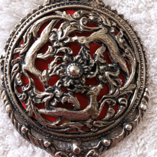 Hand mirror like new, vintage 13×7 cm