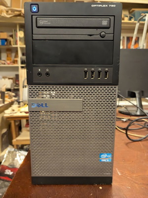 Dell OptiPlex 790 gaming PC μεταχειρισμένο, i5-2500, 16GB RAM, GTX 1050 Ti, SSD+HDD