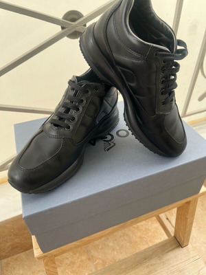 Hogan women's black athletic shoes like new, size 35