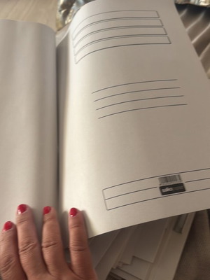 Thin file folders with clip pack of 30 Salko new