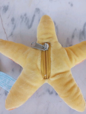 Starfish plush wallet/case new