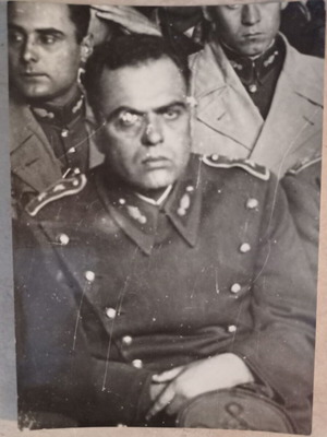 Historical photo Christodoulos Tsigantes, 1935 officers' trial