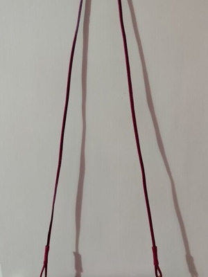 Crossbody bag like new, intense burgundy with gold details