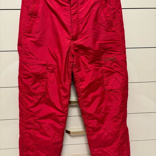 Ski pants used, red, size L