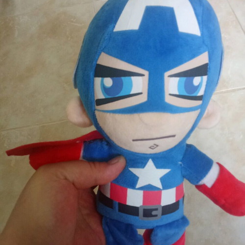 Captain America plush bear like new