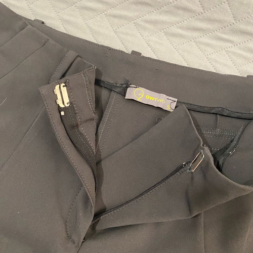 Women's pants used, dark gray, size S, low rise