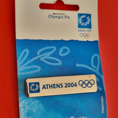 Olympic lapel pins used, set of 8, Athens 2004
