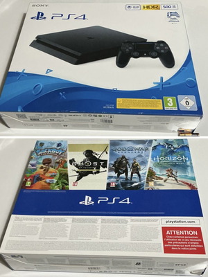 PlayStation 4 Slim 500GB запечатан в отлично състояние